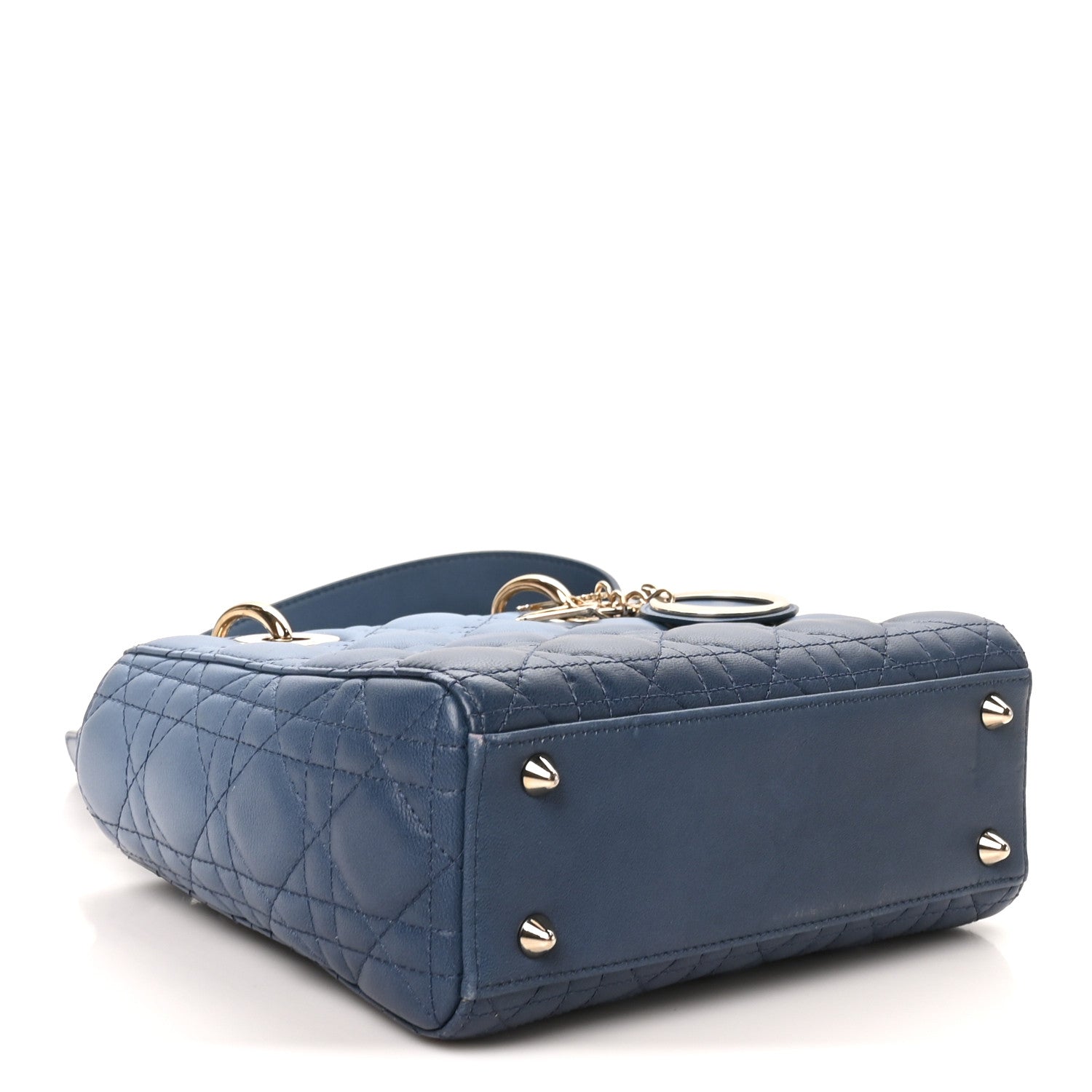 Lambskin Cannage Gradient Small My ABCDior Lady Dior Indigo Blue — view 4