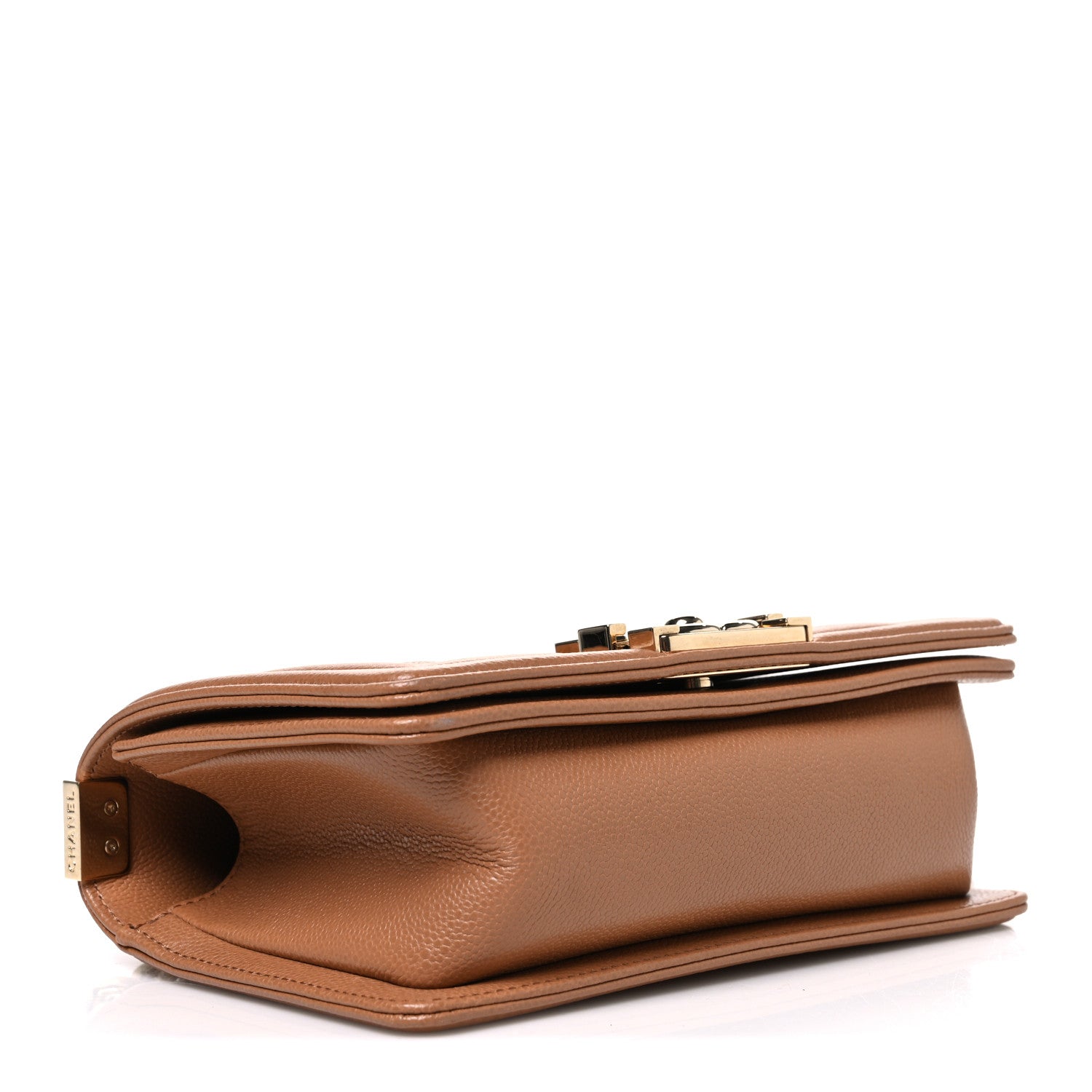 Caviar Quilted Small Boy Flap Brown — view 4