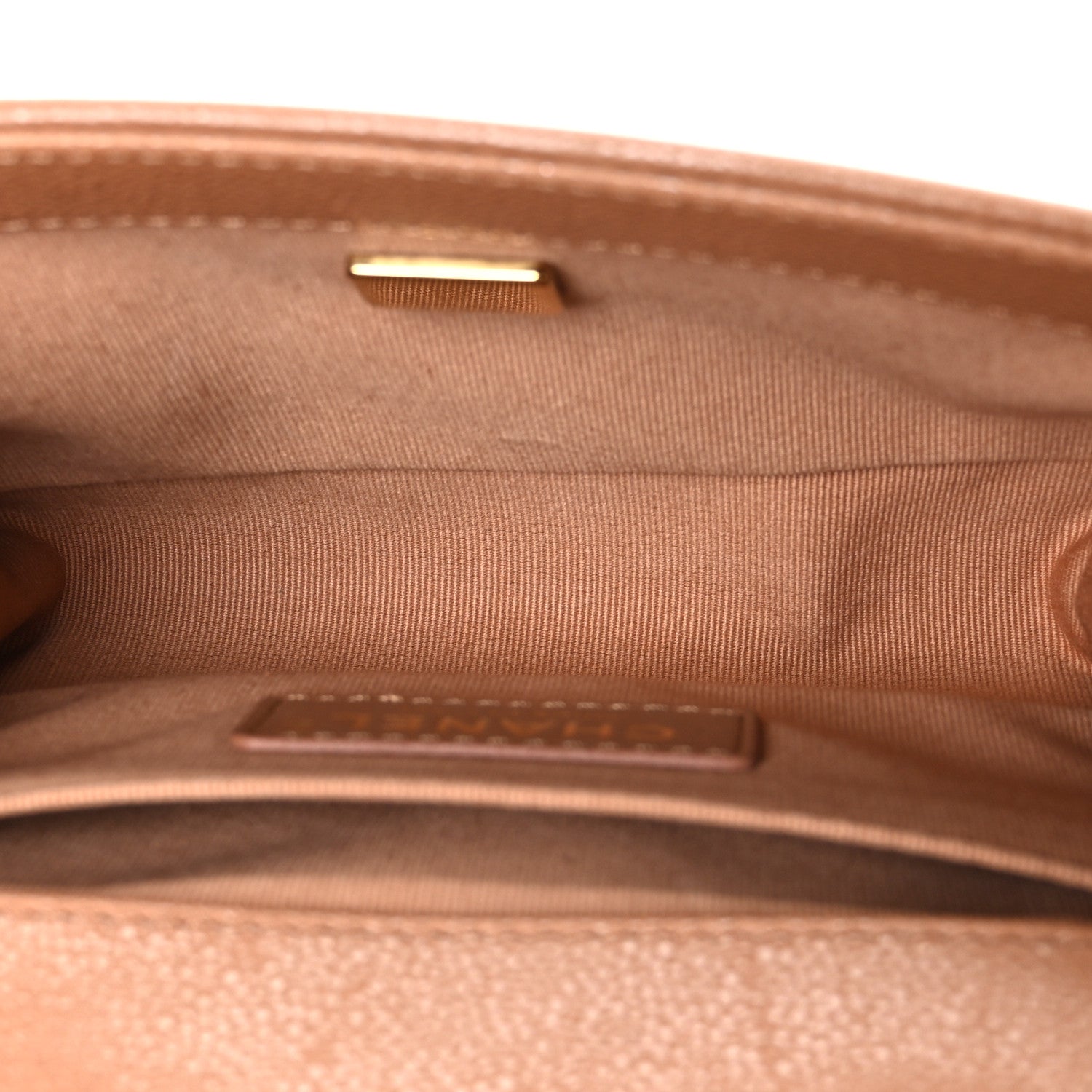Caviar Quilted Small Boy Flap Brown — view 5