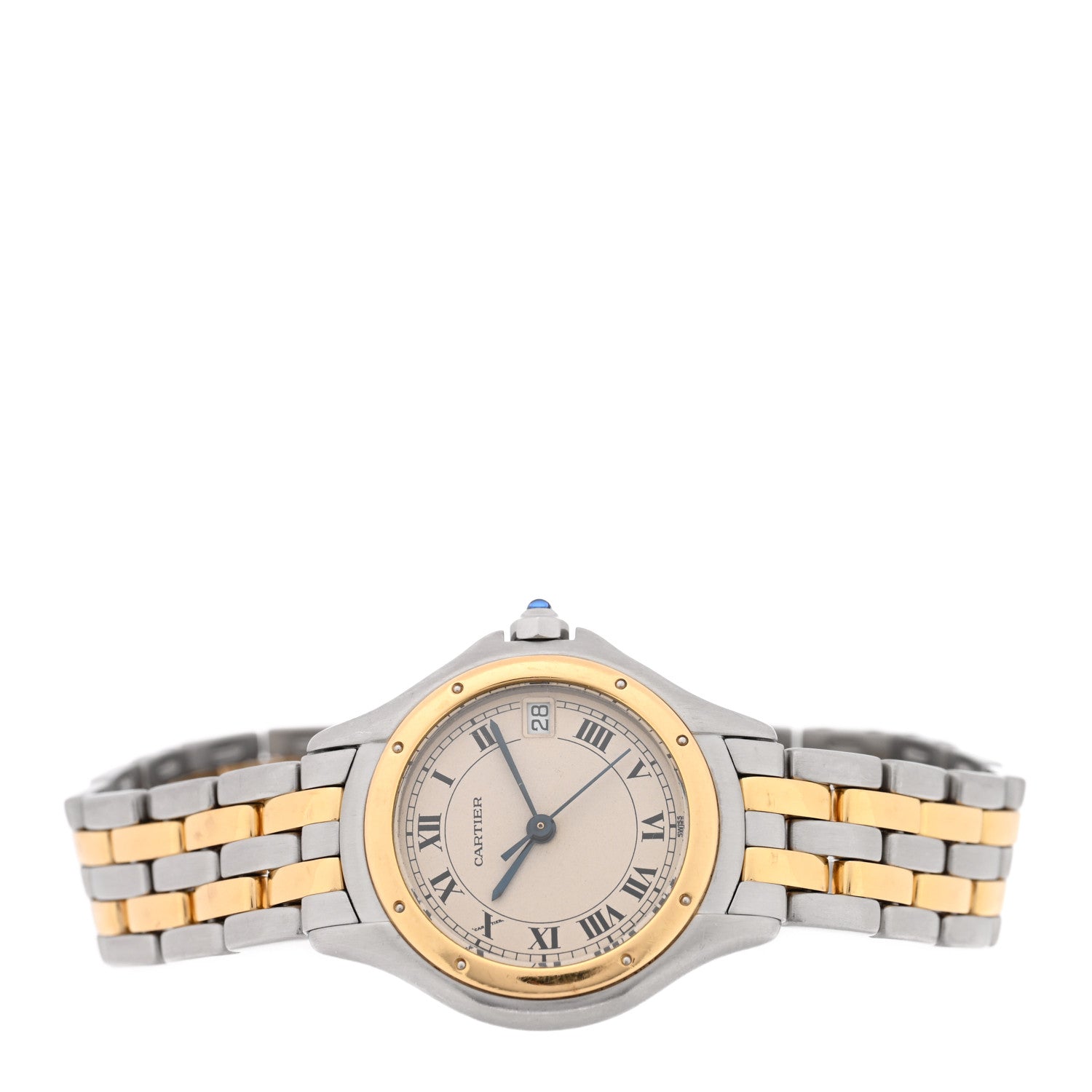Stainless Steel 18K Yellow Gold 26mm Cougar Quartz Watch — view 2