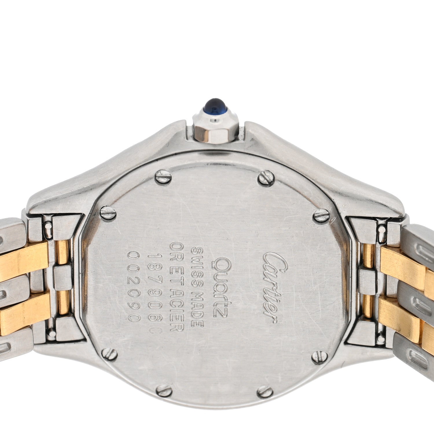 Stainless Steel 18K Yellow Gold 26mm Cougar Quartz Watch — view 4