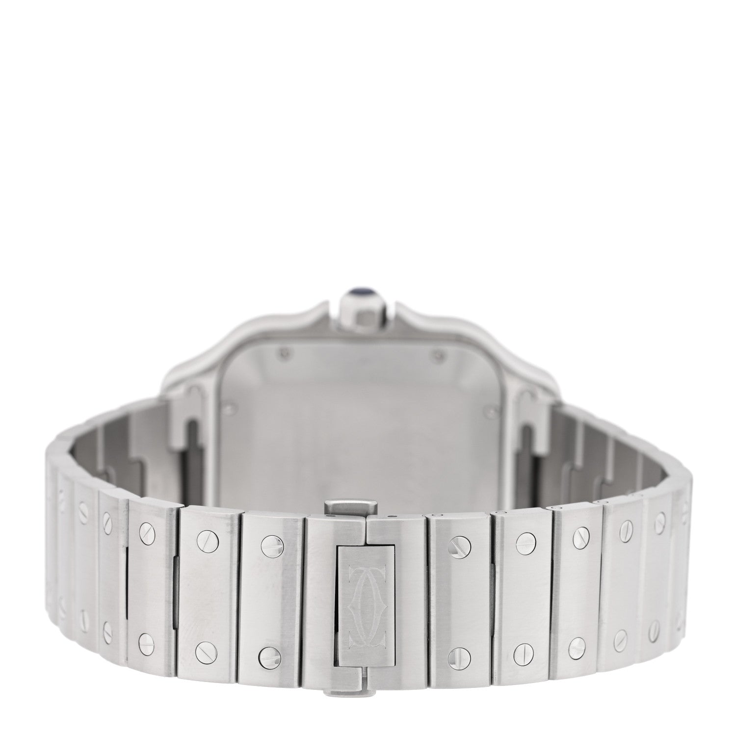 Stainless Steel 39.8mm Santos De Cartier Automatic Watch Green — view 3