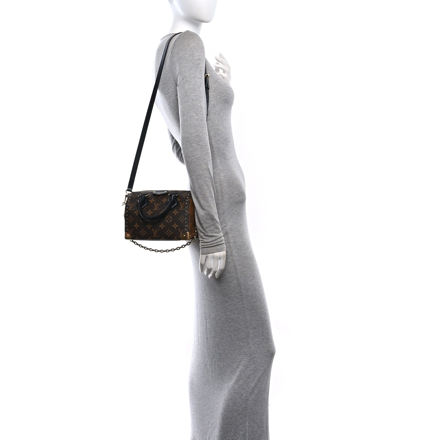 Reverse Monogram Speedy Trunk 20 — view 2