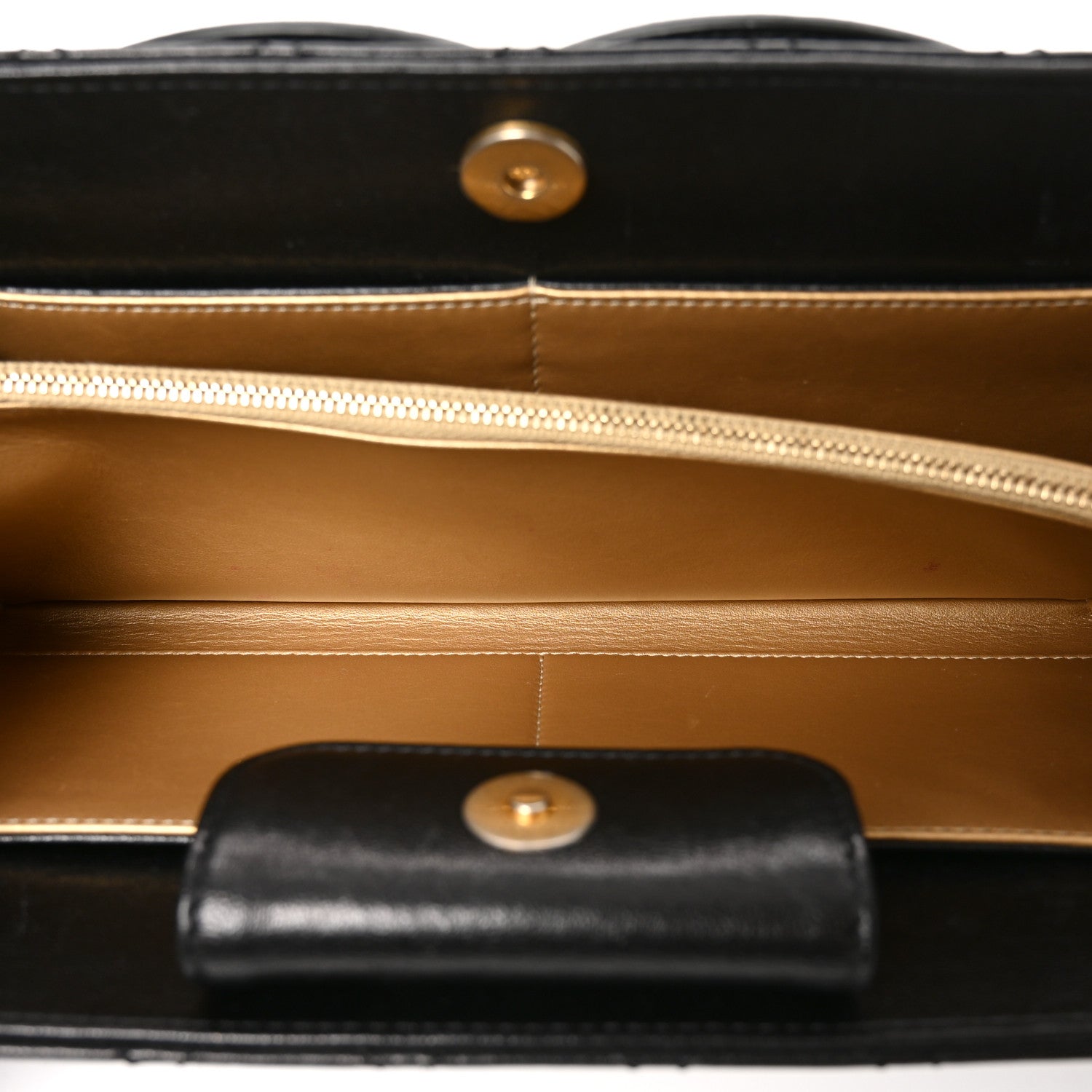 Lambskin Quilted Coco Midnight Clutch Black — view 5
