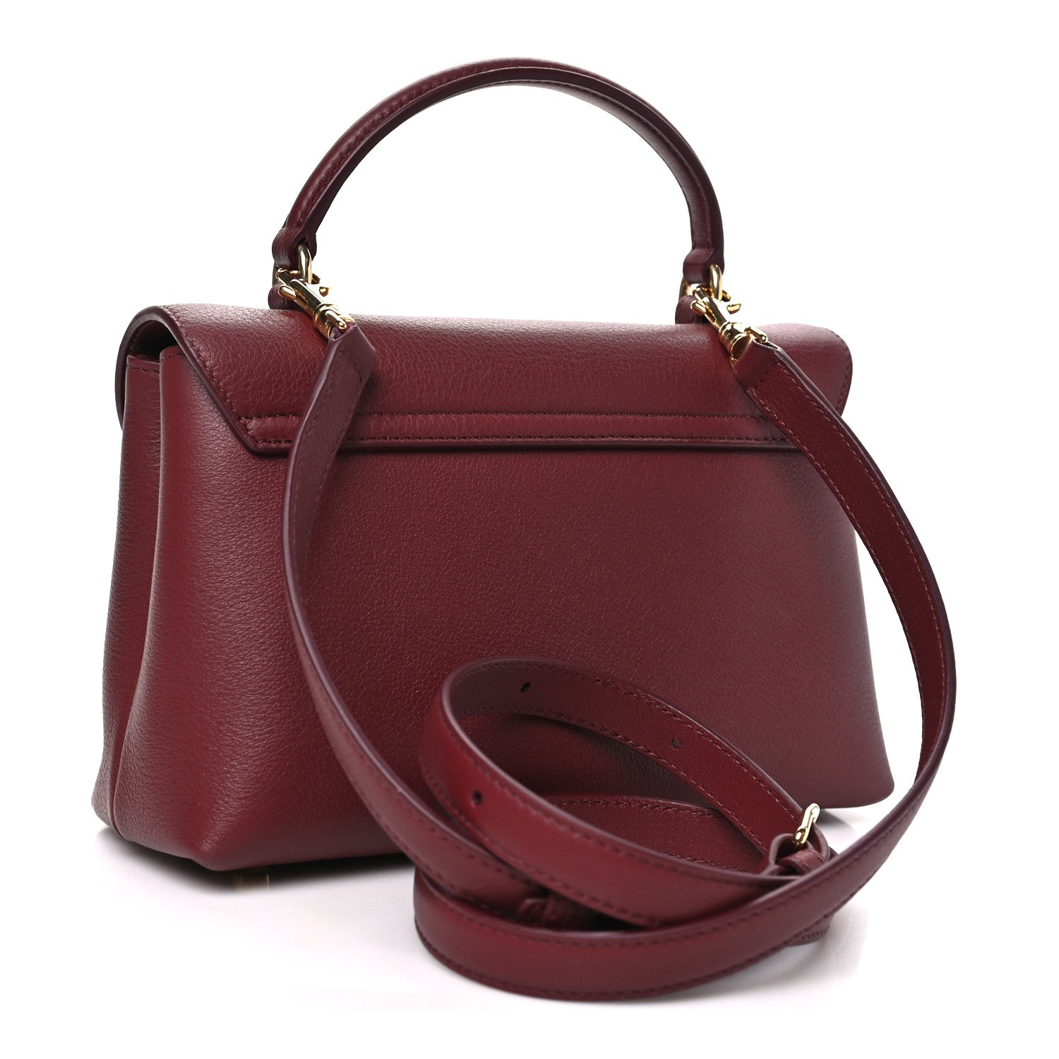 Supple Grained Calfskin Teen Nino Light Burgundy — view 3