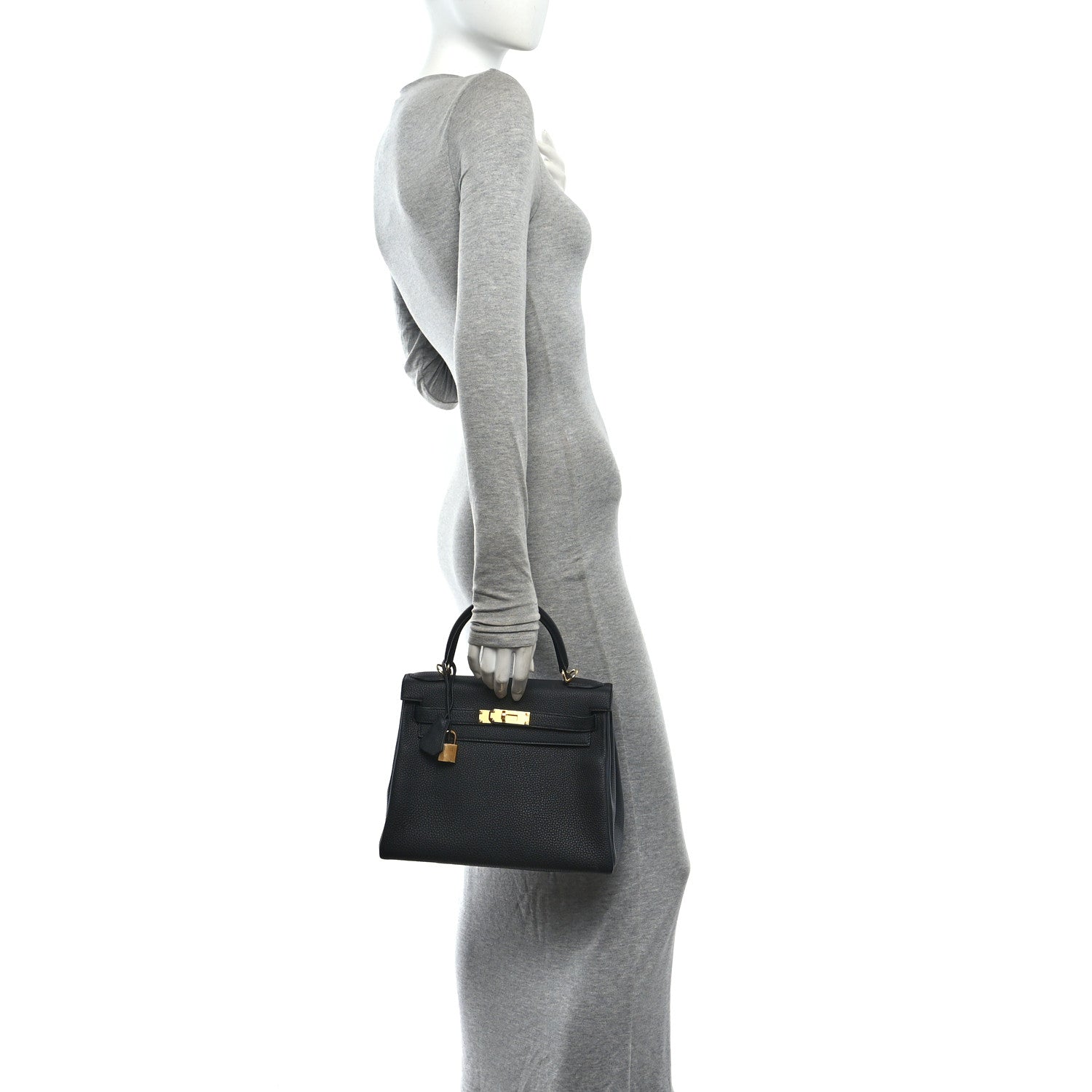 Togo Kelly Retourne 28 Black — view 2