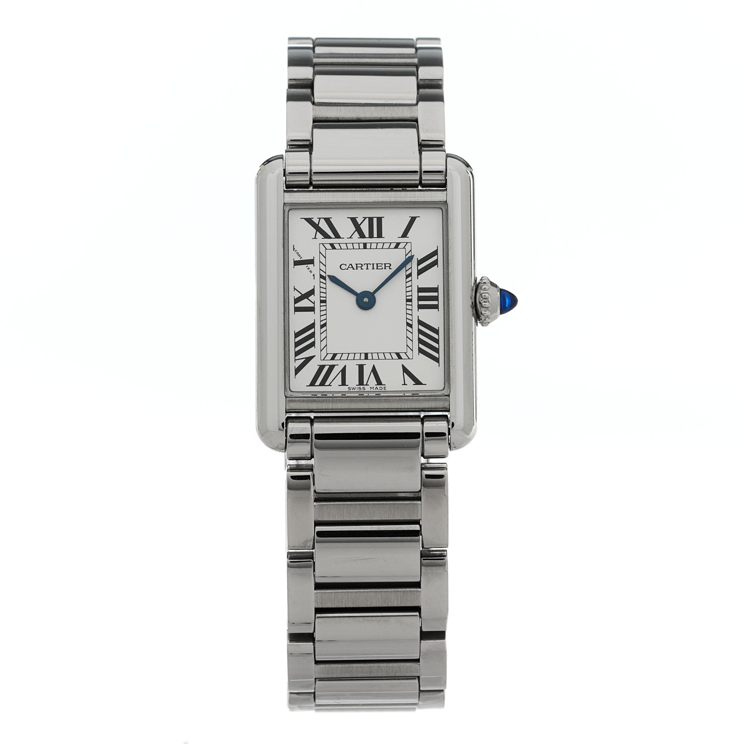 Stainless Steel 22mm Tank Must Quartz Watch