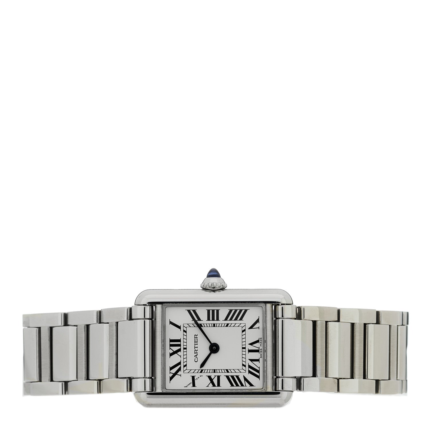 Stainless Steel 22mm Tank Must Quartz Watch — view 2