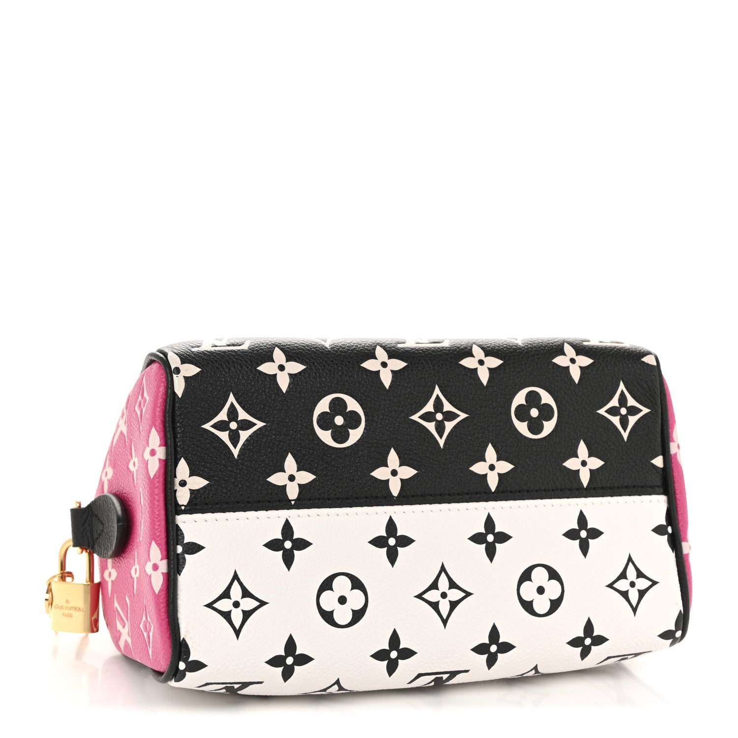 Empreinte Monogram Spring in the City Speedy Bandouliere 20 Black White Pink — view 4