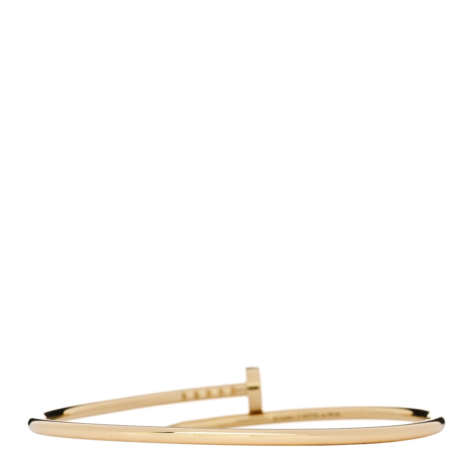 18K Yellow Gold Small Juste Un Clou Bracelet 17 — view 2