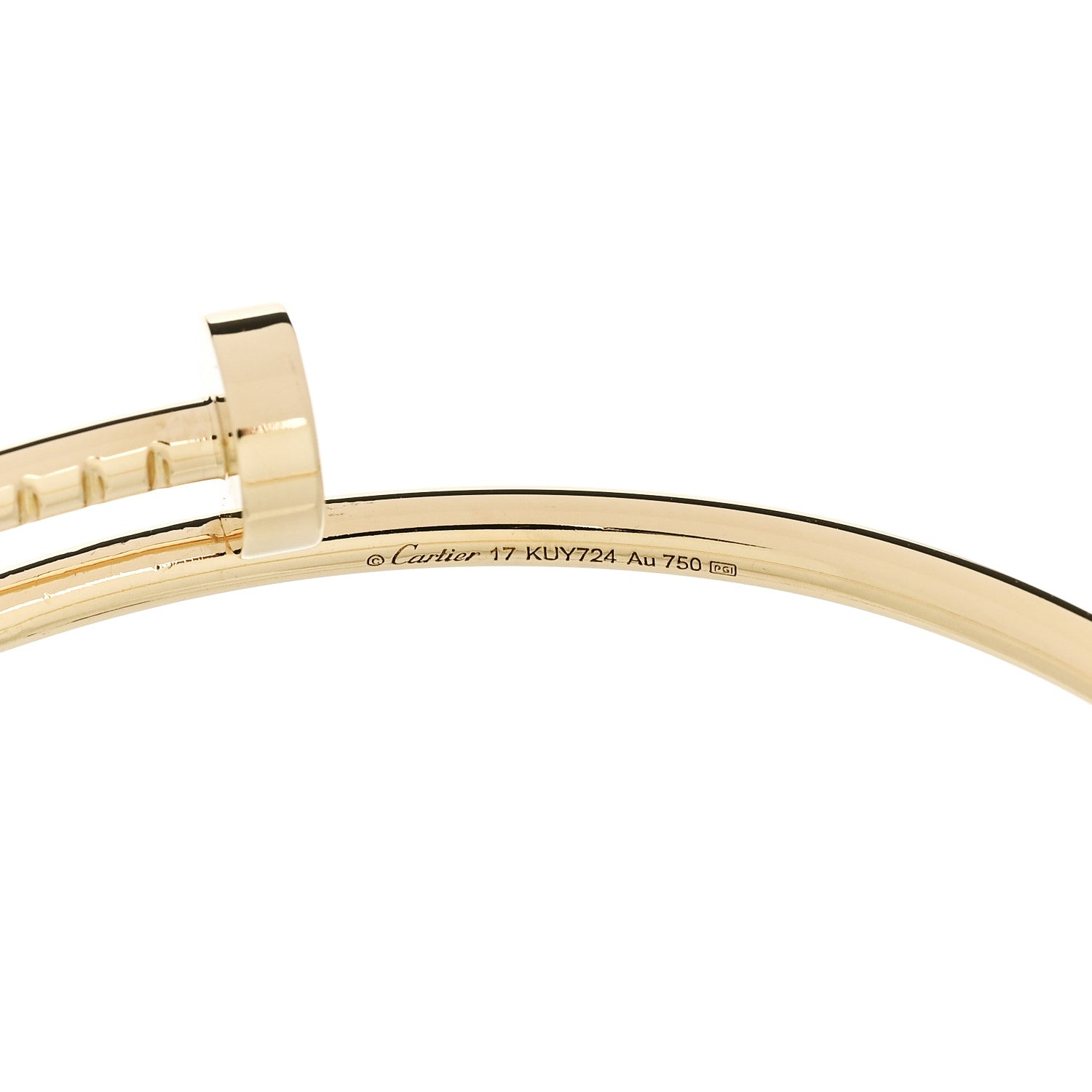 18K Yellow Gold Small Juste Un Clou Bracelet 17 — view 4