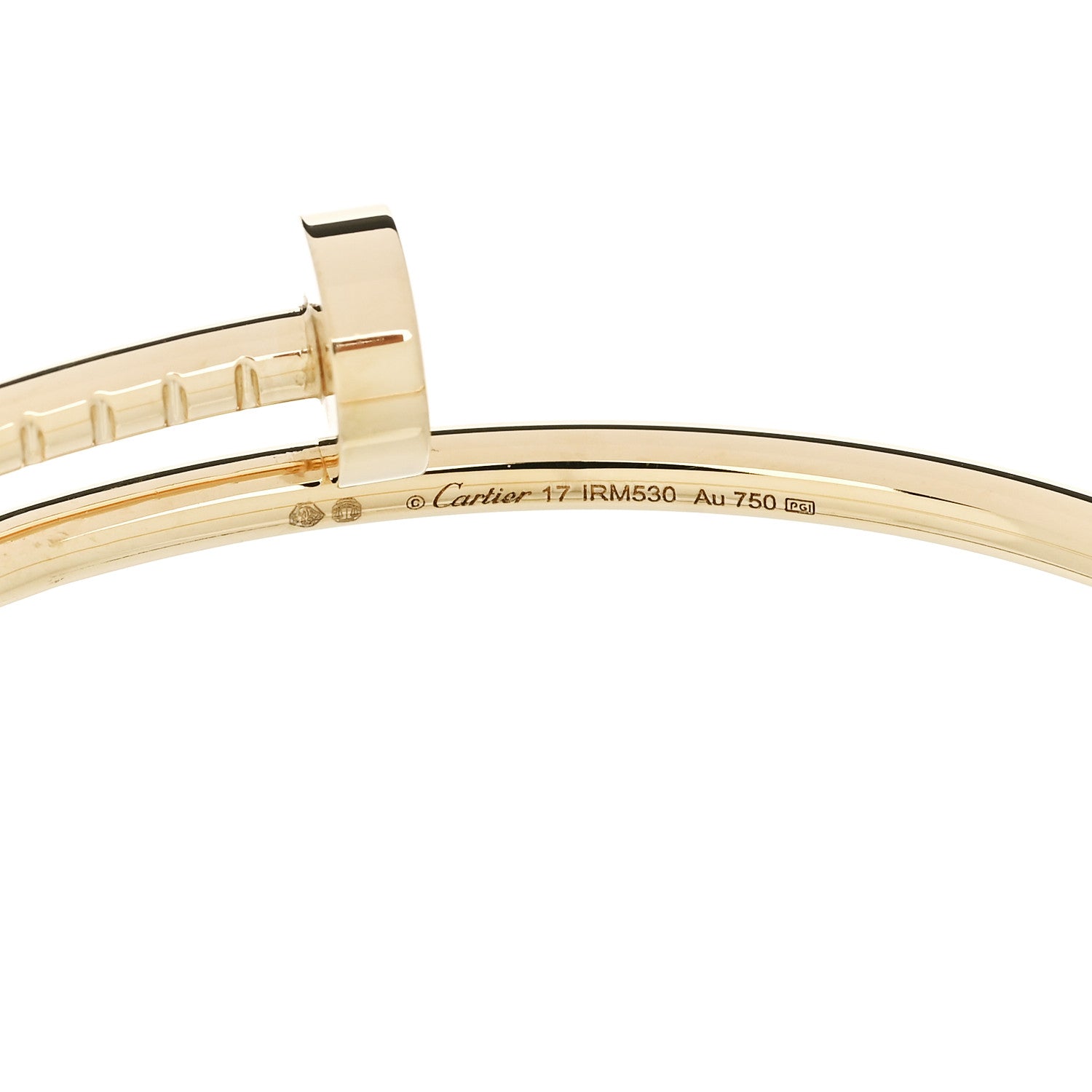 18K Yellow Gold Small Juste Un Clou Bracelet 17 — view 3