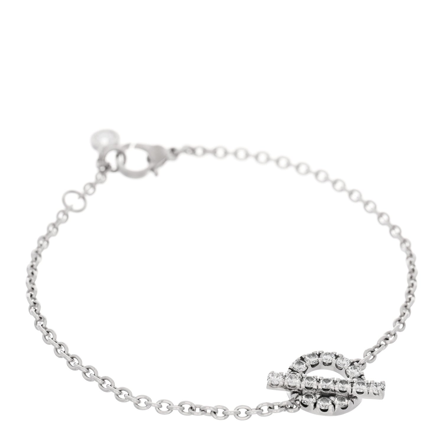 18K White Gold Diamond Finesse Bracelet SH