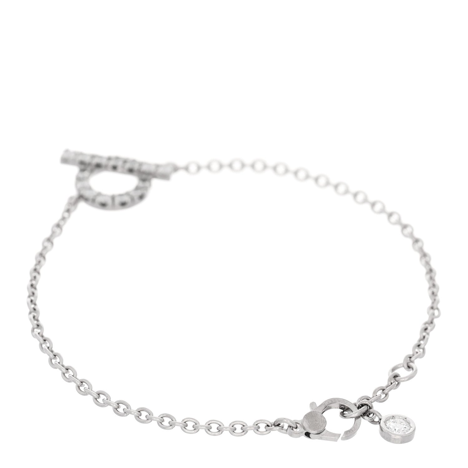 18K White Gold Diamond Finesse Bracelet SH — view 2