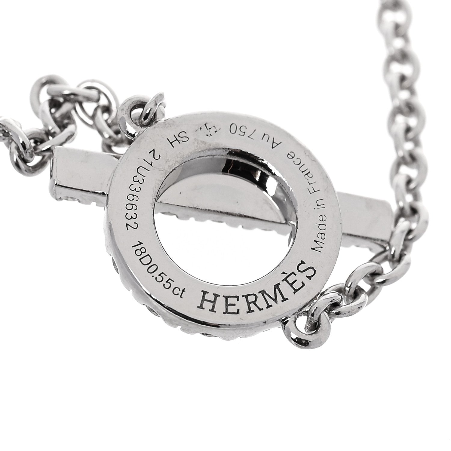 18K White Gold Diamond Finesse Bracelet SH — view 3