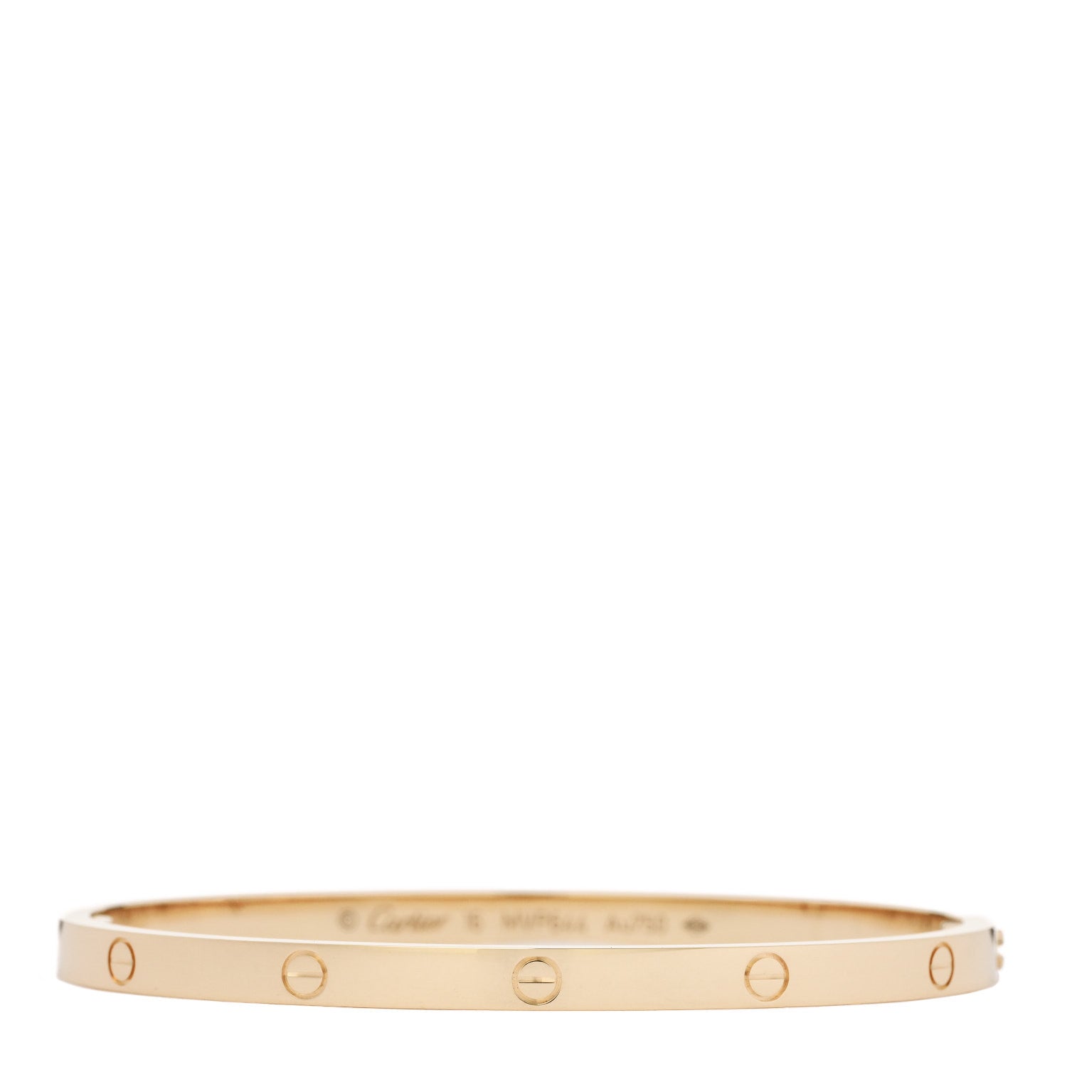 18K Yellow Gold Small LOVE Bracelet 16