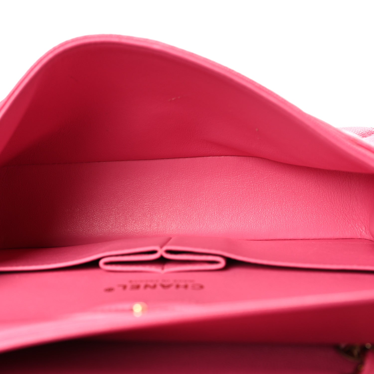 Caviar Quilted Small Double Flap Pink — view 5