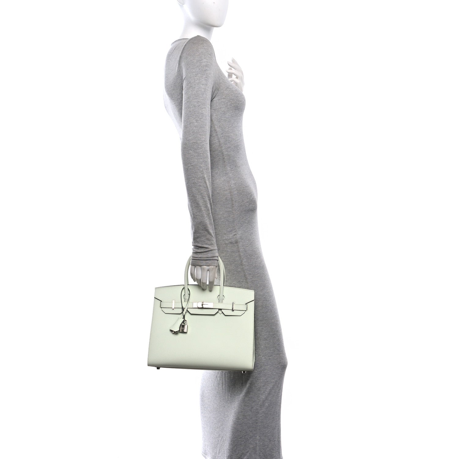 Epsom Sellier Birkin 30 Vert Fizz — view 2
