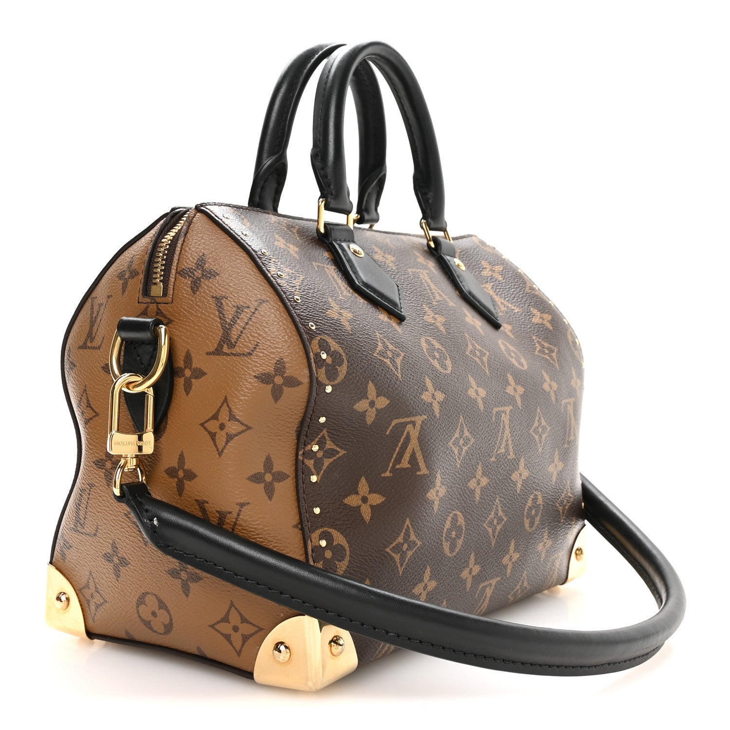 Reverse Monogram Speedy Trunk 25 — view 3