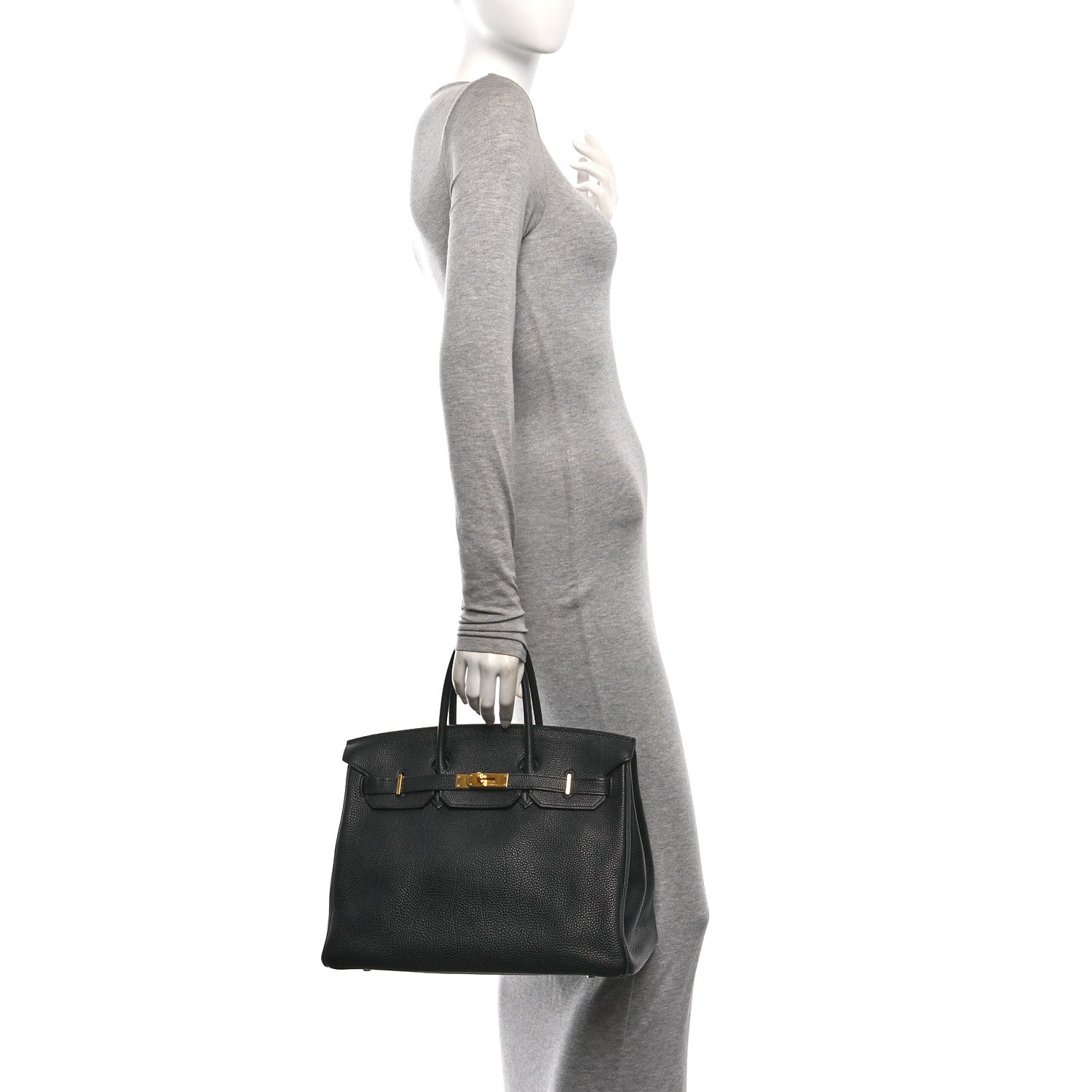 Togo Birkin 35 Black — view 3