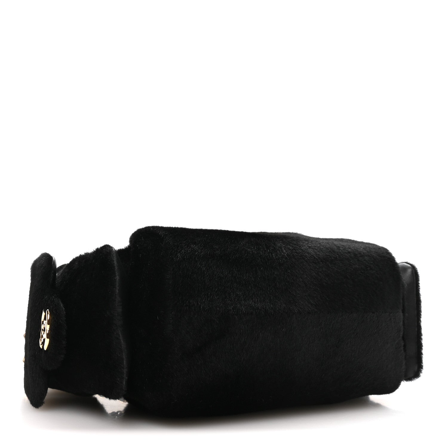 Pony Hair Mini Chanel 25 Handbag Black — view 4