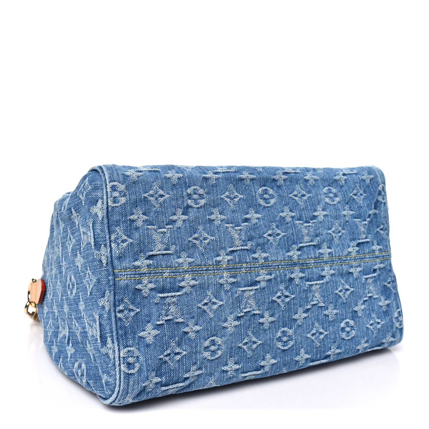 Monogram Denim Speedy Soft 30 Blue — view 4