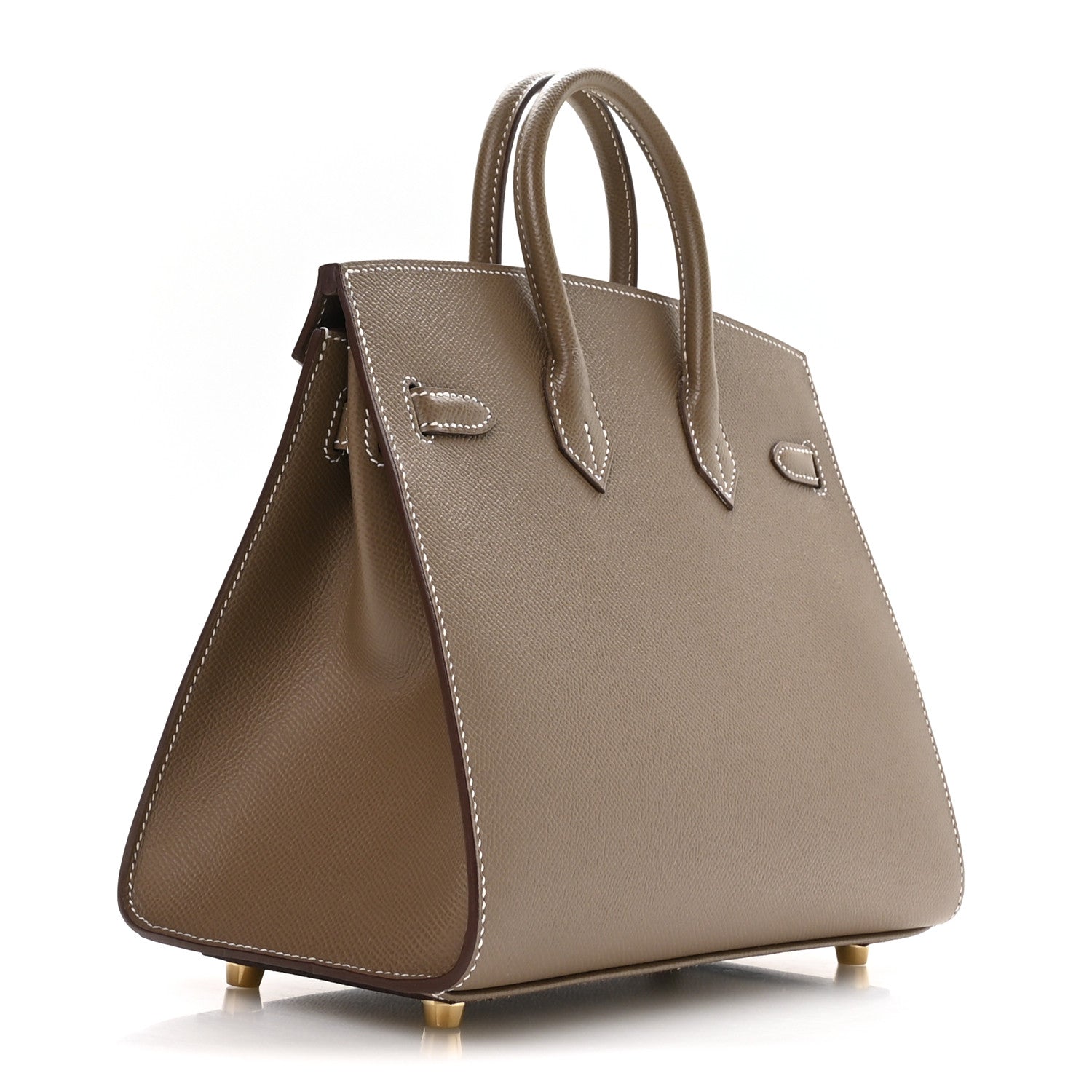 Epsom Birkin Sellier 25 Etoupe — view 3