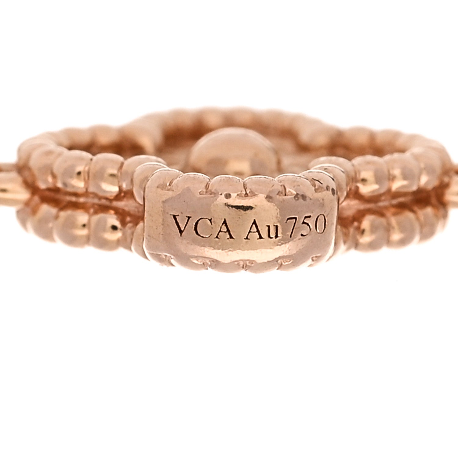 18K Rose Gold 6 Motifs Sweet Alhambra Bracelet — view 3