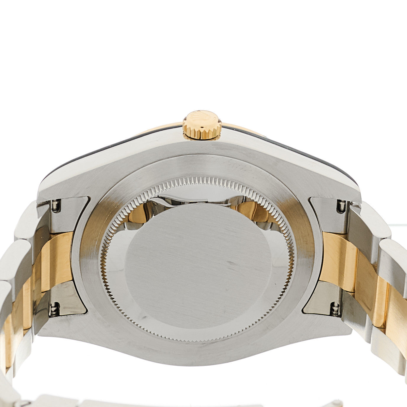 Stainless Steel 18K Yellow Gold 41mm Oyster Perpetual Datejust II Watch Black Roman 116333 — view 4
