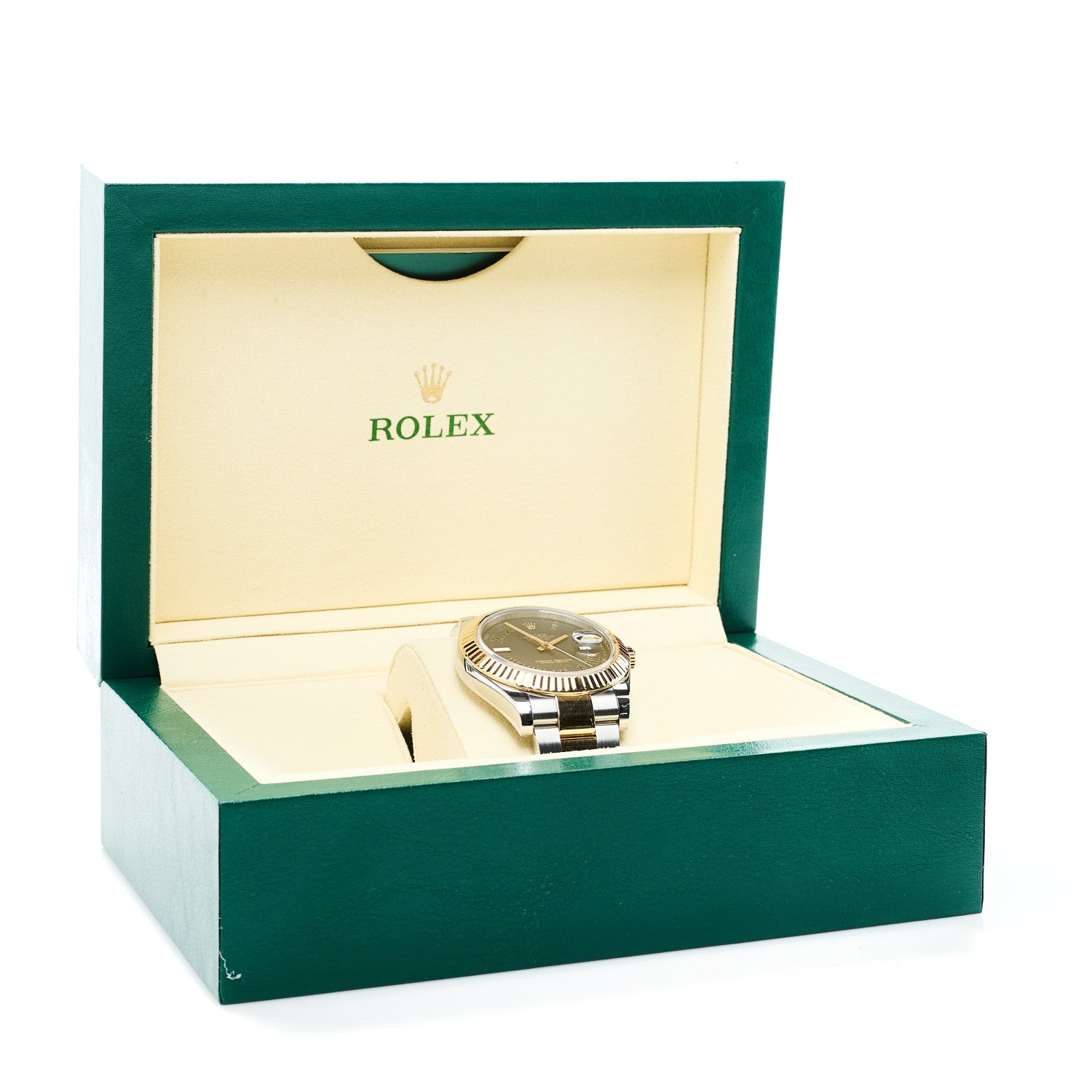 Stainless Steel 18K Yellow Gold 41mm Oyster Perpetual Datejust II Watch Black Roman 116333 — view 5