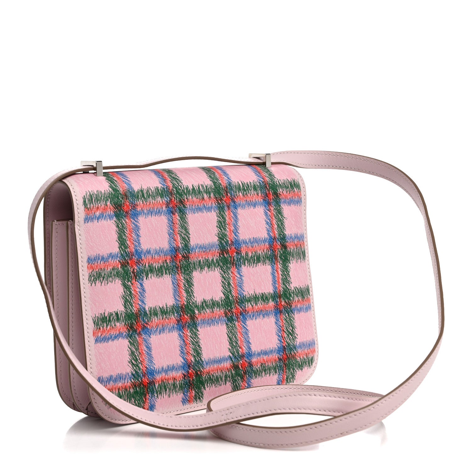 Swift Tartan Printed Constance 18 Mauve Pale — view 4