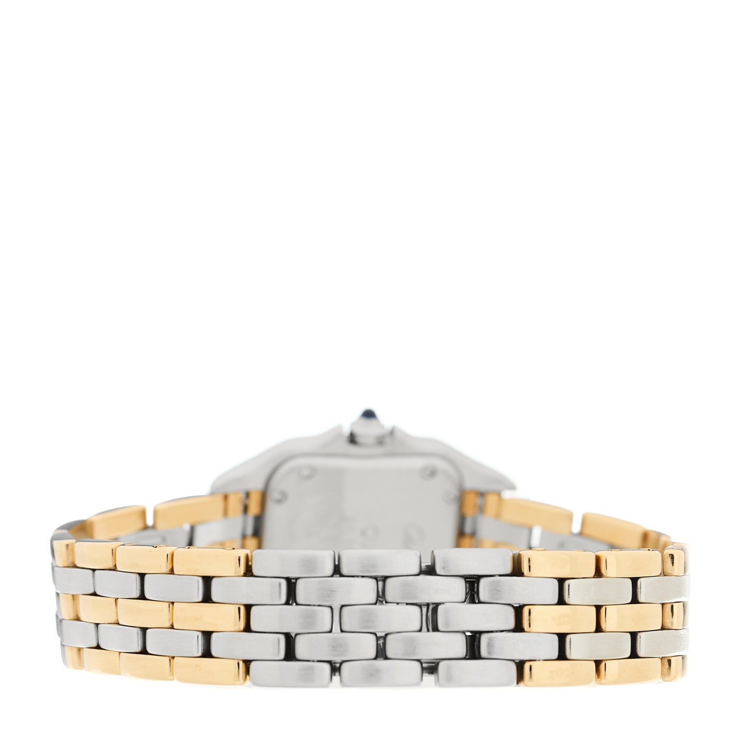 Stainless Steel 18K Yellow Gold 22mm Panthere Quartz Watch — view 3