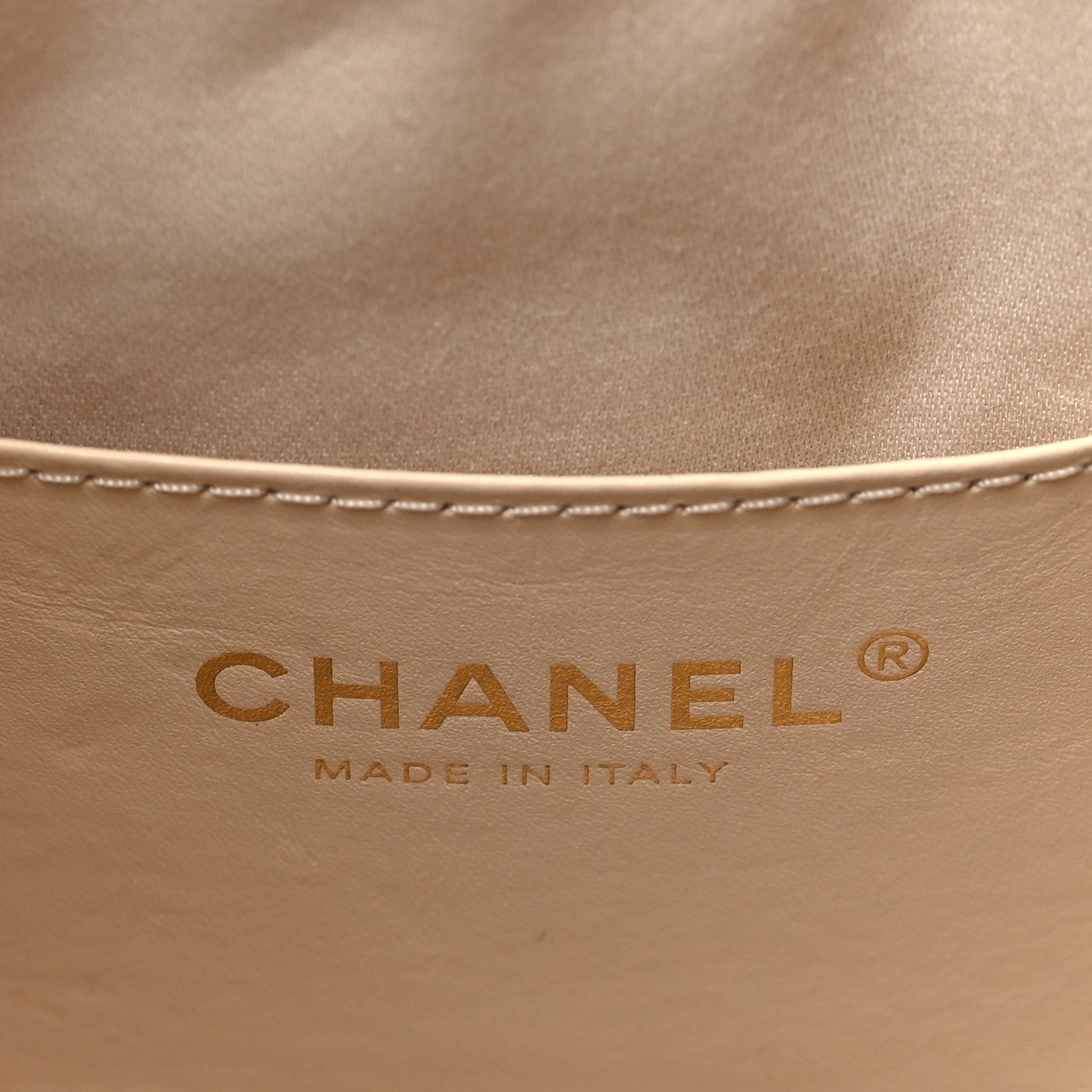 Caviar Quilted Small Chanel 25 Handbag Beige — view 5