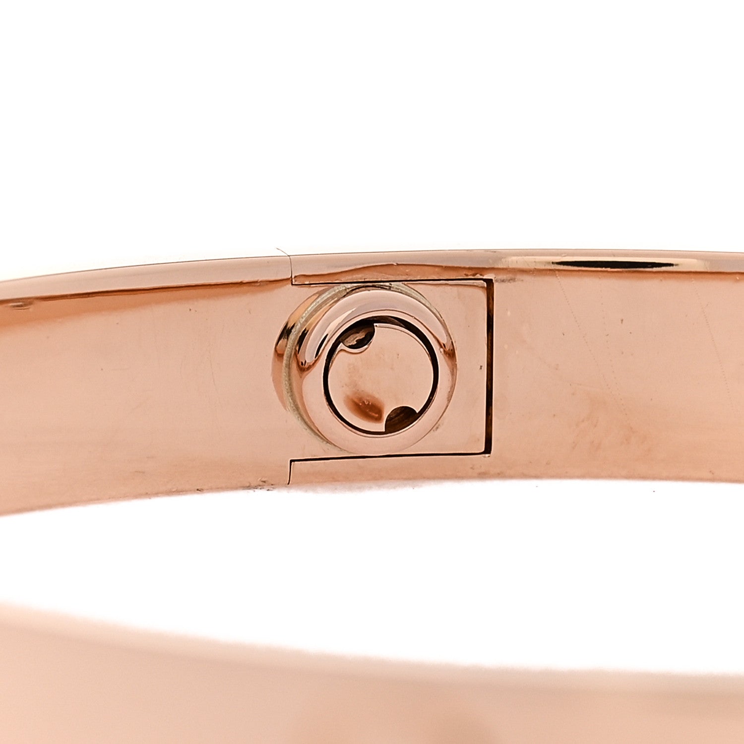 18K Pink Gold 4 Diamond LOVE Bracelet 17 — view 5
