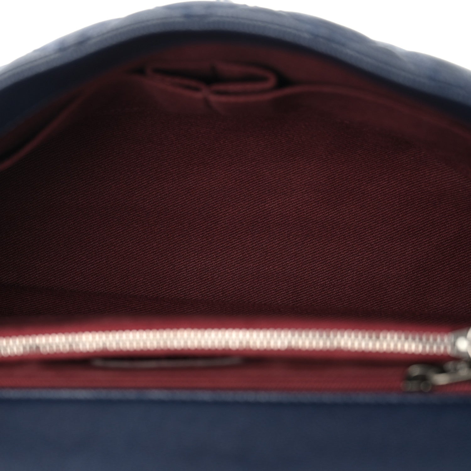 Caviar Quilted Medium Coco Handle Flap Navy Blue — view 5