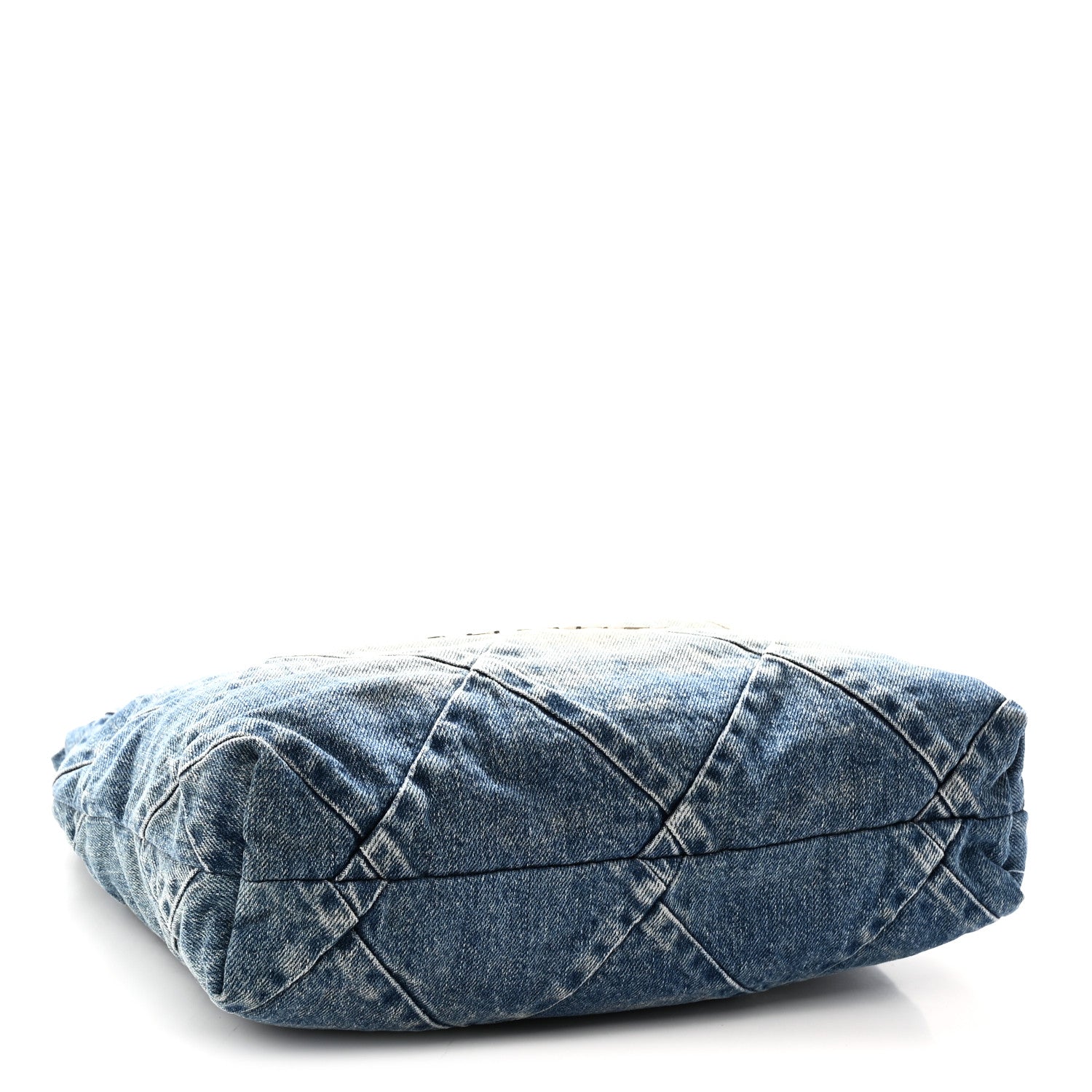 Denim Quilted Small Chanel 22 Blue — view 5
