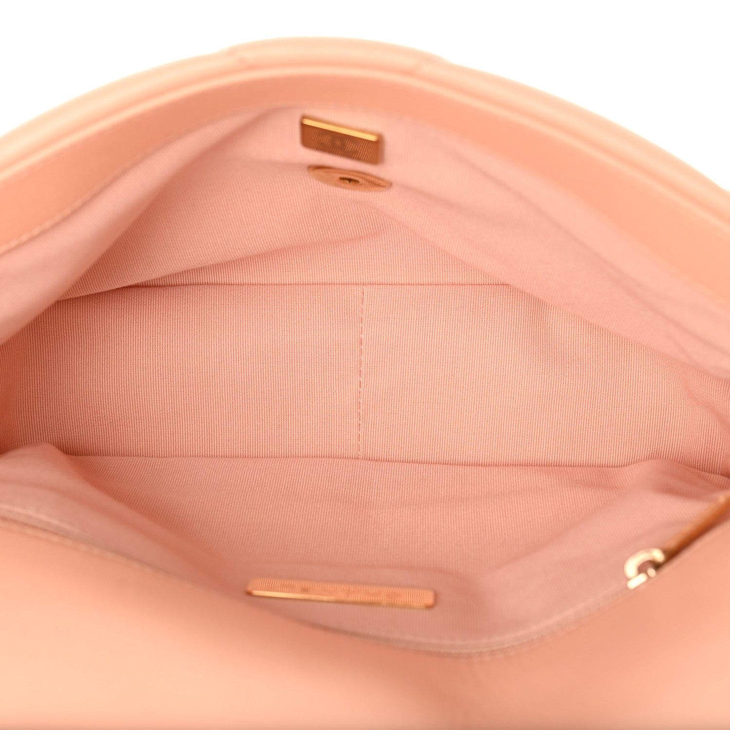 Goatskin Quilted Medium Chanel 19 Flap Light Pink — view 5