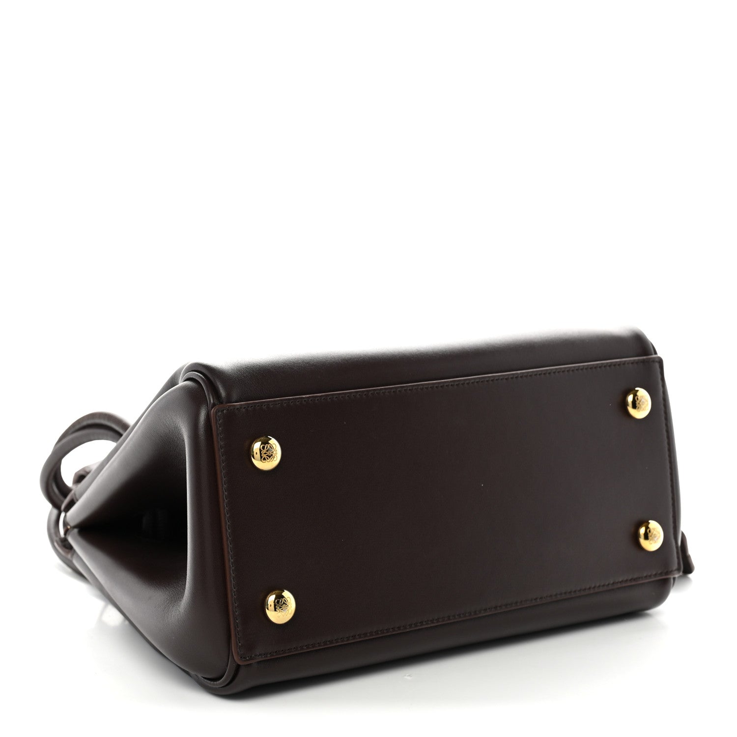 Supple Calfskin Small Madrid Bag Dark Brownie — view 4
