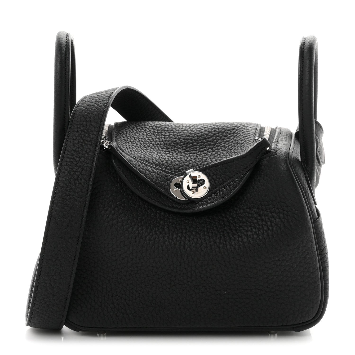 Taurillon Clemence Mini Lindy 20 Black