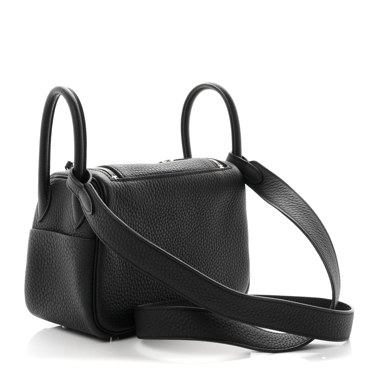 Taurillon Clemence Mini Lindy 20 Black — view 3