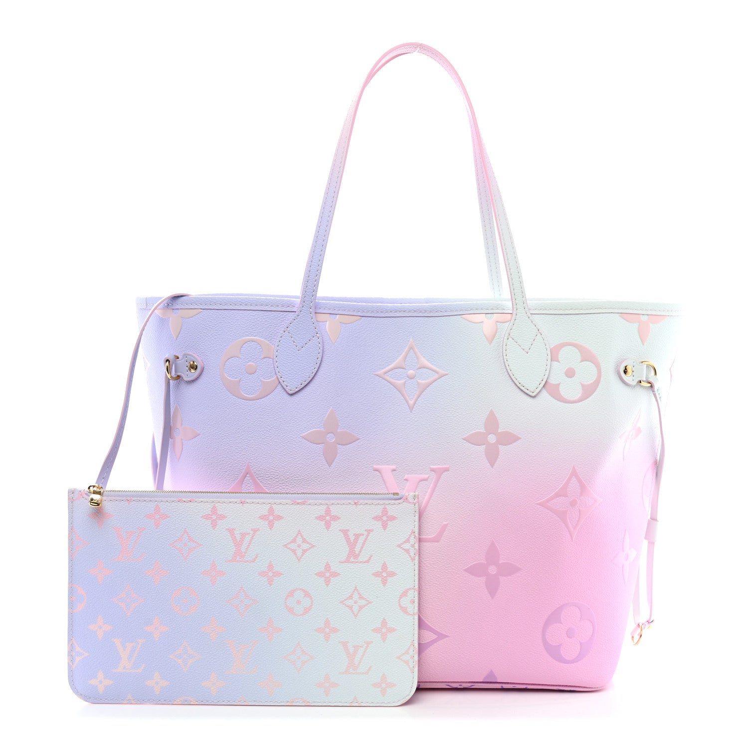 Monogram Giant Spring In The City Neverfull MM Sunrise Pastel — view 3