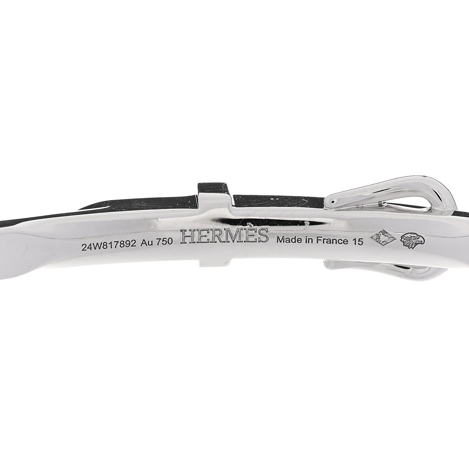 18K White Gold Diamond Etriviere Bracelet — view 3