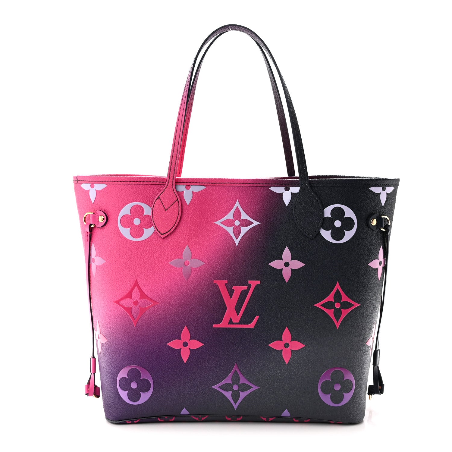 Monogram Giant Spring In The City Neverfull MM Midnight Fuchsia
