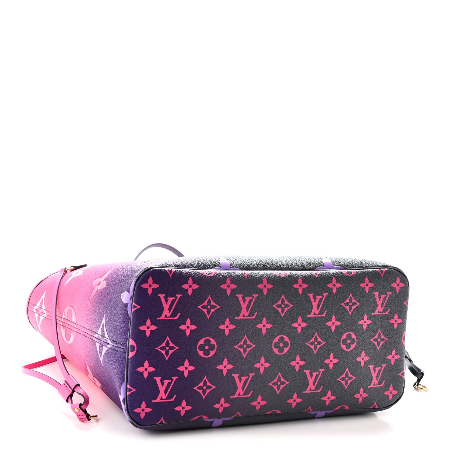 Monogram Giant Spring In The City Neverfull MM Midnight Fuchsia — view 4