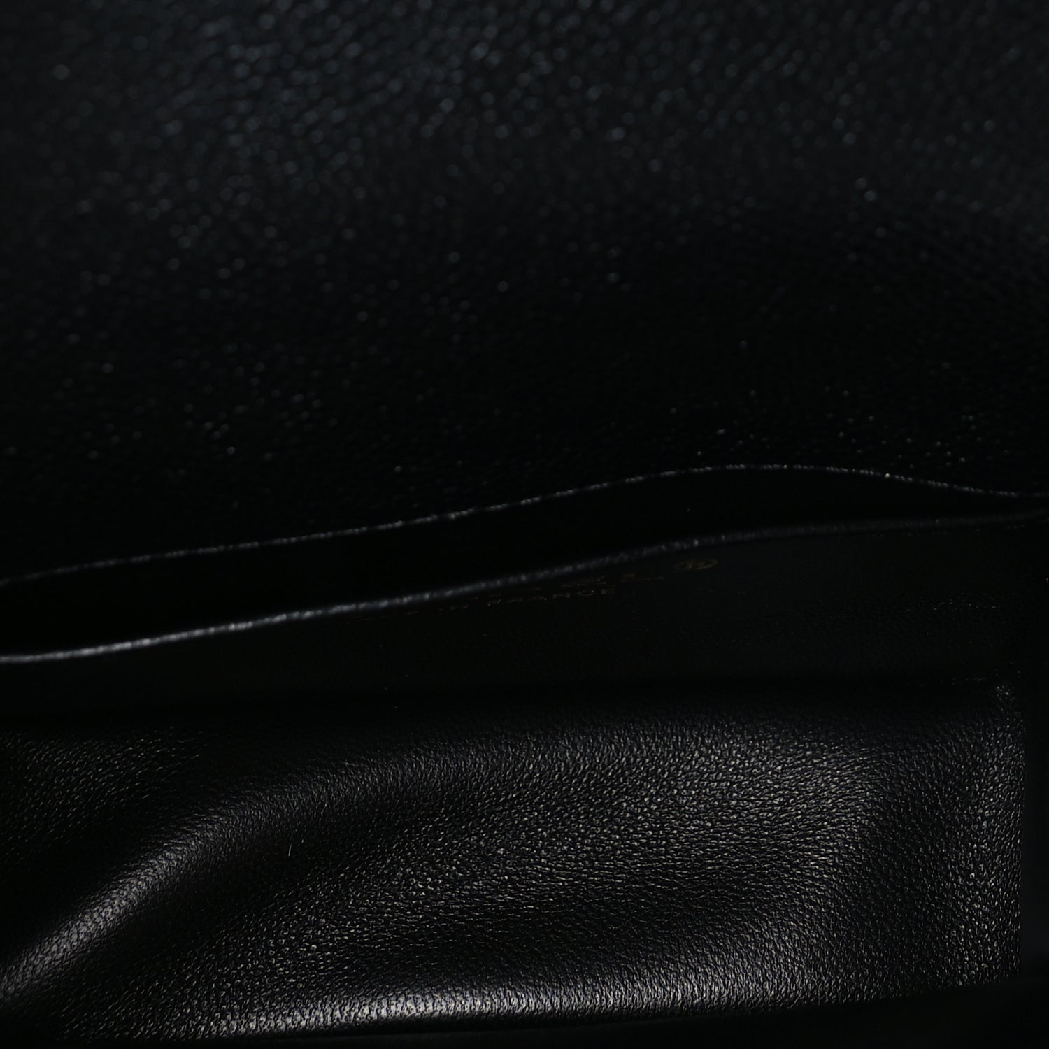 Caviar Chevron Quilted Mini Boy Flap Black — view 5