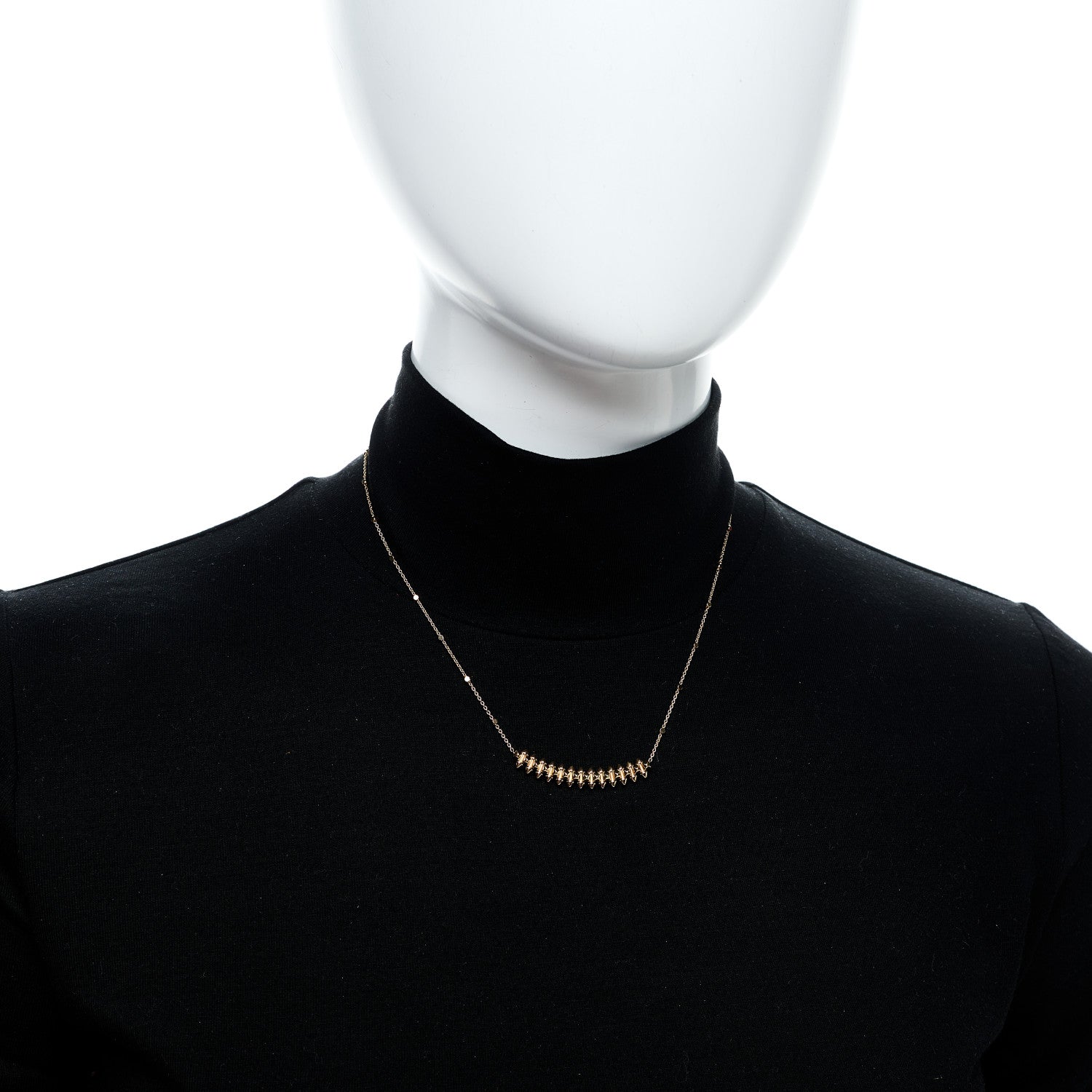 18K Pink Gold Small Clash de Cartier Necklace — view 2