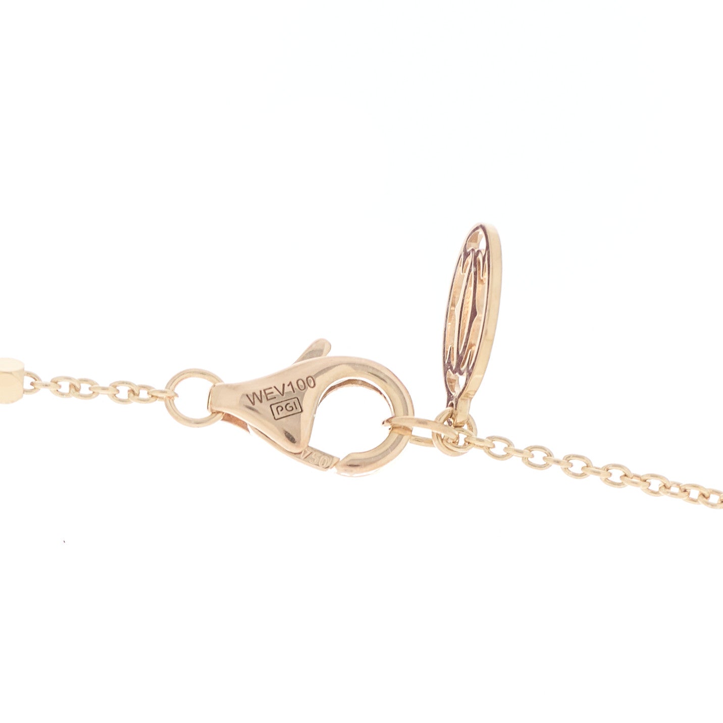 18K Pink Gold Small Clash de Cartier Necklace — view 4