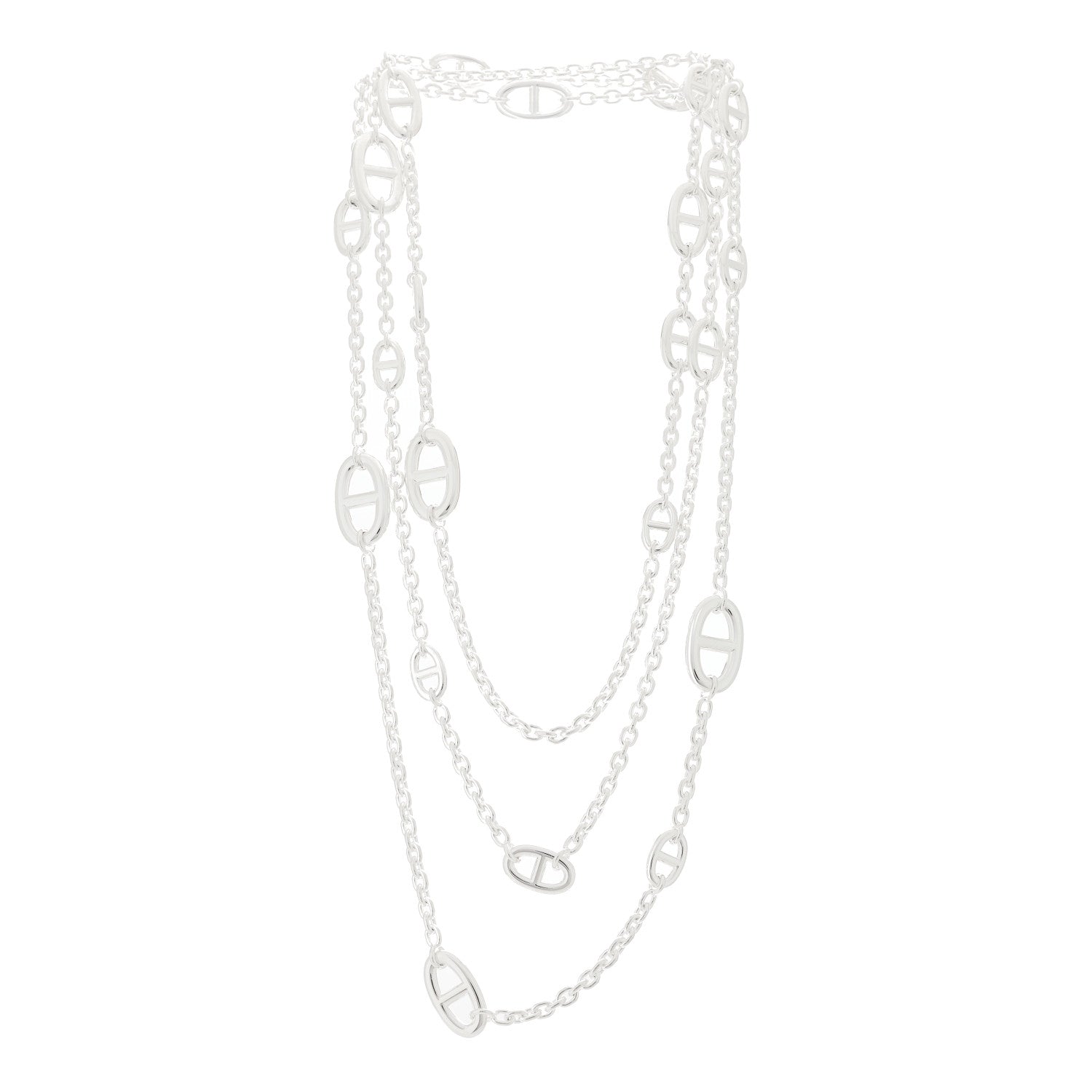 Sterling Silver Farandole Necklace 160 — view 3
