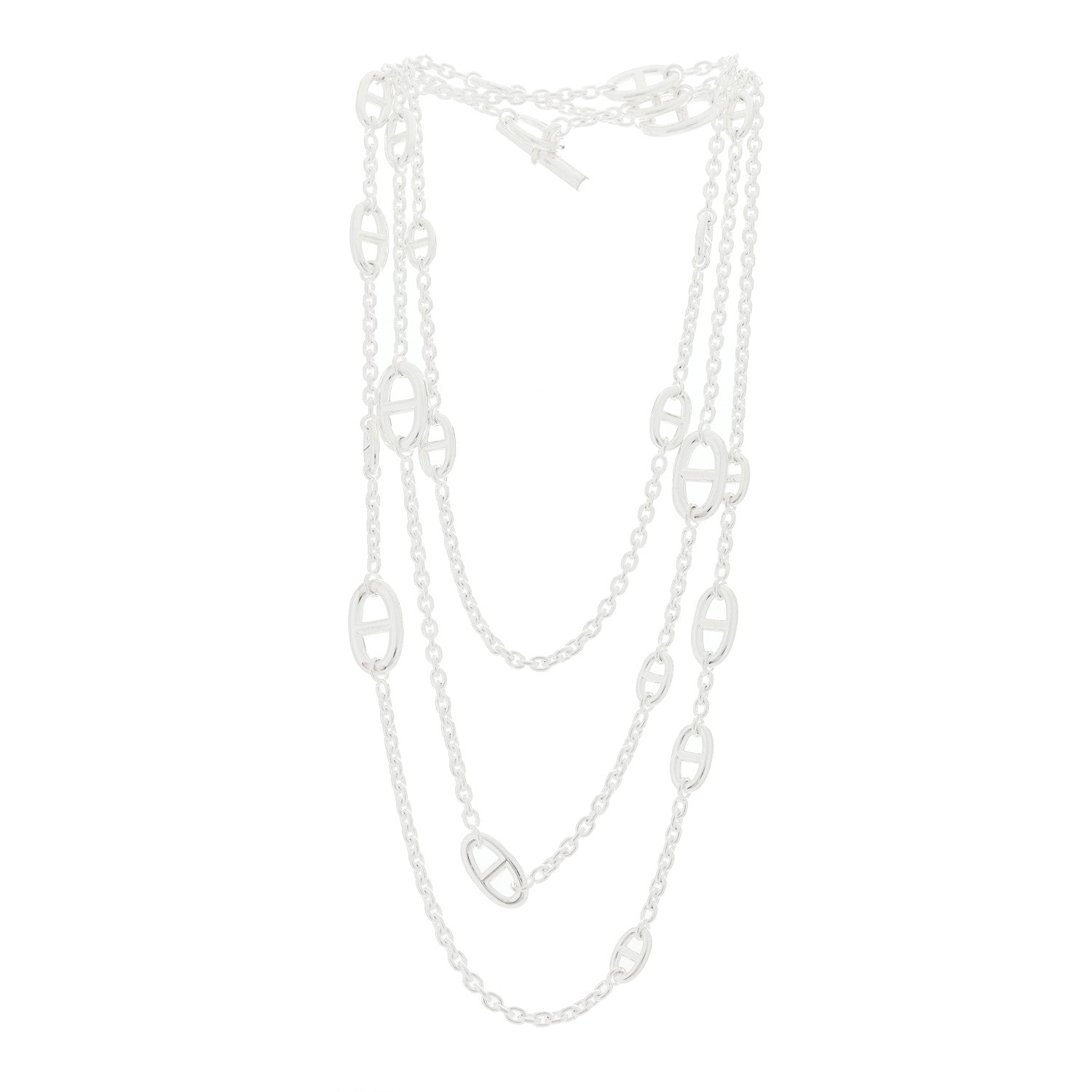 Sterling Silver Farandole Necklace 160 — view 3
