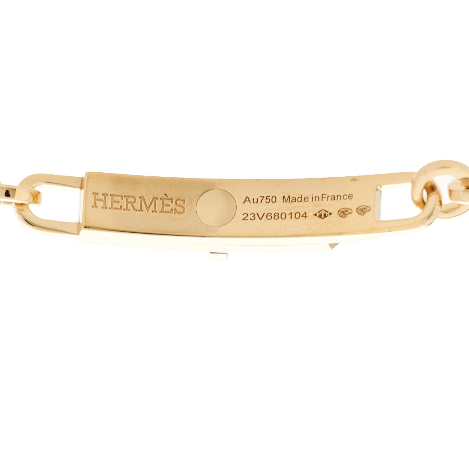 18K Yellow Gold Diamond Pave Kelly Chaine Choker Necklace — view 3